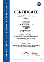 ISO certificate 2015