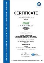 ISO certificate 2018