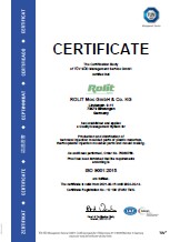ISO certificate 2024